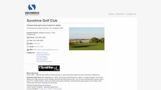 Sunshine Golf Club