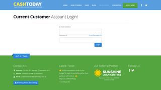 Current Customer Account Login - Online Payday Loans with ...
