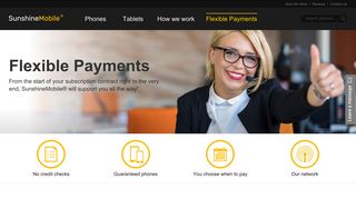 Guaranteed Acceptance With Flexible Payments - Sunshine Mobile