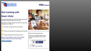 Visa Checkout - SunState Federal Credit Union