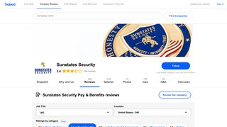 Working at Sunstates Security: 68 Reviews about Pay & Benefits ...