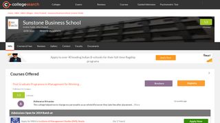Sunstone Business School, Greater Noida - Courses, Fees, Review ...