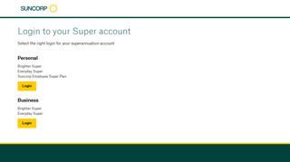 Everyday Super Login - Suncorp