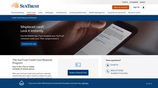 Credit Card Benefits and Rewards Program | SunTrust Credit Cards