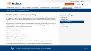 Enterprise Spend Platform | SunTrust Corporate Banking