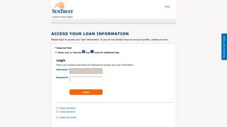 Account Login - Student Loan Application
