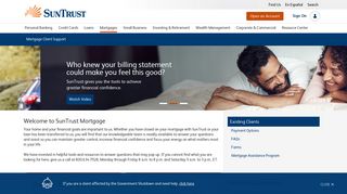 Mortgage Client Support | SunTrust Mortgage - SunTrust Bank