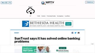 SunTrust says it has solved online banking problems - WPTV.com