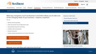 Business Credit Card | SunTrust Small Business Banking