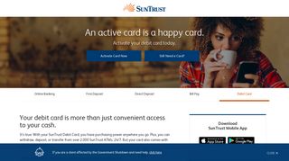 Debit Card Activate - SunTrust Bank