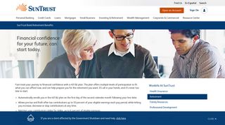 SunTrust Retirement Benefits | SunTrust Careers - SunTrust Bank
