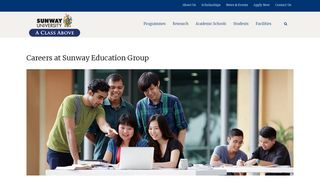 Careers at Sunway Education Group | Sunway University
