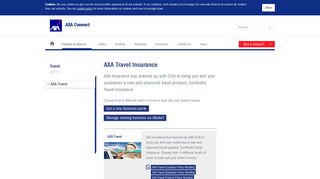 AXA Travel Insurance | AXA Connect