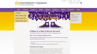 2 Step Login - ITS - University at Albany-SUNY