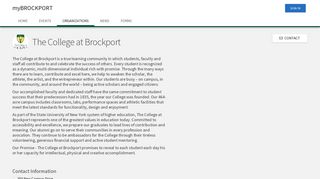 The College at Brockport - myBROCKPORT