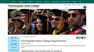 DegreeWorks - Farmingdale State College