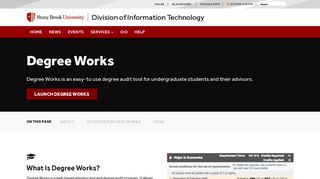 Degree Works | Division of Information Technology