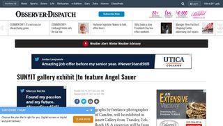 SUNYIT gallery exhibit |to feature Angel Sauer - Uticaod