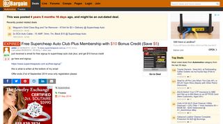 Free Supercheap Auto Club Plus Membership with $10 Bonus Credit ...
