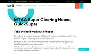 Clearing House - MTAA Super
