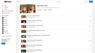 Super Mario login - YouTube