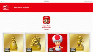 Super Mario Run rewards - My Nintendo