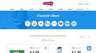P&G coupons and offers - SuperSavvyMe