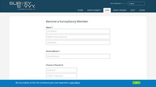 Member Registration | SurveySavvy