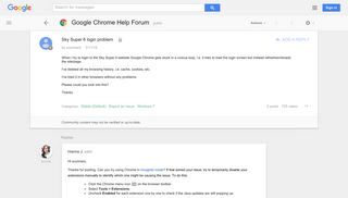 Sky Super 6 login problem - Google Product Forums