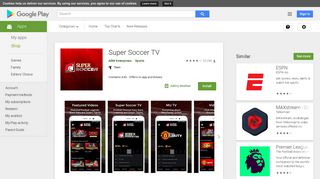 Super Soccer TV - Apps on Google Play