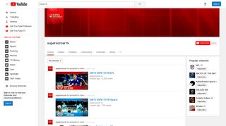 supersoccer tv - YouTube