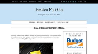 Dekal Wireless Internet in Jamaica | JAMAICA My Way!