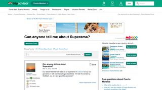 Can anyone tell me about Superama? - Puerto Morelos Forum ...