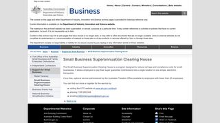 Small Business Superannuation Clearing House