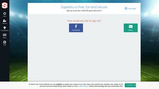 Superbru - Sign up - Free and secure
