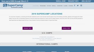 SuperCamp | Locations: 6 to 10 Day Learning and Life Skills Programs