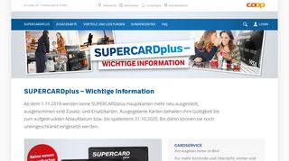 SUPERCARDplus World Mastercard® oder Visa