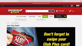 Club Plus Membership | Supercheap Auto New Zealand
