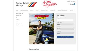 View career opportunities at Supercheap Auto - Super Retail Group ...