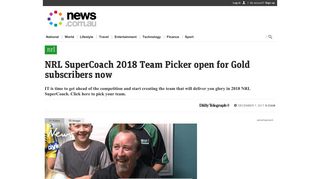 NRL SuperCoach: Pick your team for 2018 now - News.com.au