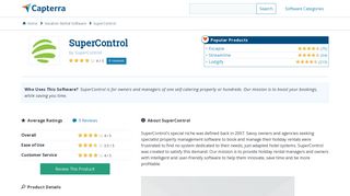 SuperControl Reviews and Pricing - 2019 - Capterra