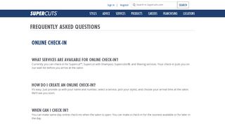 Frequently Asked Questions | Supercuts