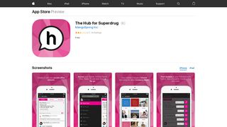 The Hub for Superdrug on the App Store - iTunes - Apple