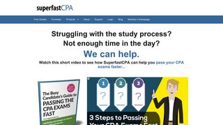 SuperfastCPA CPA Exam Review Notes and Study Supplements