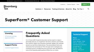 SuperForm Tax Forms | Customer Support