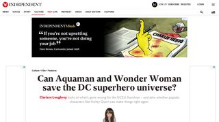 Can Aquaman and Wonder Woman save the DC superhero universe ...
