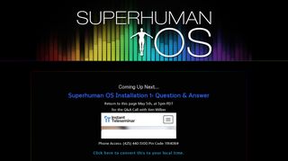 Superhuman OS | Superhuman OS : Event Access