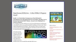 Superhuman OS Review - Is Ken Wilber's Program Good?