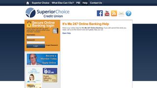 It's Me 247 Online Banking Help | Superior Choice