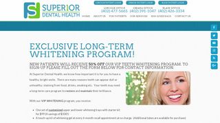 Exclusive Long-term Whitening Program! - Superior Dental Health ...